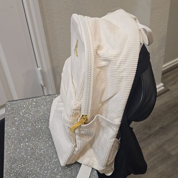 Jordan‎ Rucksack Mini Corduroy Backpack- White/Gold main image 9